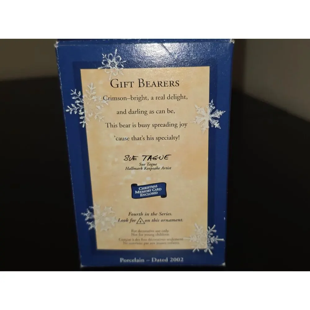 2002 Gift Bearers #4 Hallmark Keepsake Christmas Ornament‎